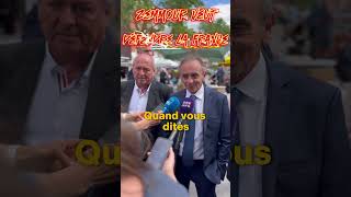 Zemmour au sujet des élections législatives françaises de 2024 [upl. by Enirual]