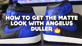 How To Use Angelus Duller For A Matte Finish  How To Control Gloss  Shine In Your Finisher [upl. by Ahsirahc]