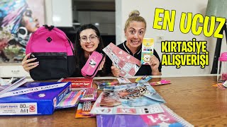 EN UCUZ KIRTASİYE ALIŞVERİŞİ  BACK TO SCHOOL  EYLÜL LAL [upl. by Yanarp]