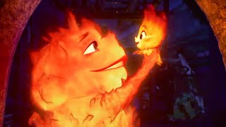 Elemental 2023 All Movie Clips  Baby Ember amp her father Cutest Scene  Disney amp Pixar [upl. by Eardnaed]