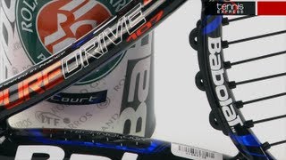 Tennis Express  Babolat Pure Drive 107 Racquet Review [upl. by Nothsa]