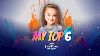 Junior Eurovision 2023  My Top 6 so far  New 🇺🇦🇫🇷  Comments amp Ratings [upl. by Arreis778]