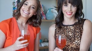 Domestic Partners  Blood Orange Champagne Cocktail Recipe [upl. by Kalina]