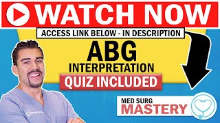 ABG  Arterial blood gas interpretation made simple in 8 minutes RN LPN LVN for NCLEX [upl. by Aihsakal848]