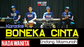 BONEKA CINTA Karaoke Nada Wanita  Endang Maymunah [upl. by Binnie]