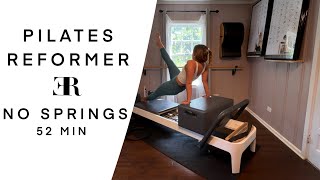 PILATES REFORMER II WORKOUT II NO SPRINGS II STRETCH ER [upl. by Hamid391]