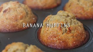 BEST Banana Muffins Recipe [upl. by Sneed230]