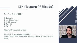 Como calcular o LTN [upl. by Akoyin]