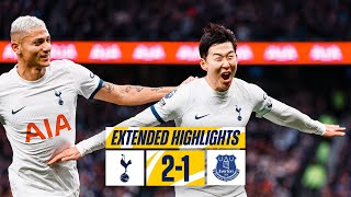 TOTTENHAM HOTSPUR 21 EVERTON  EXTENEDED PREMIER LEAGUE HIGHLIGHTS [upl. by Lechner]