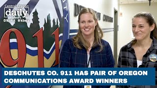 Deschutes Co 911 has Oregon telecommunicator trainer of the year winners [upl. by Ingalls]