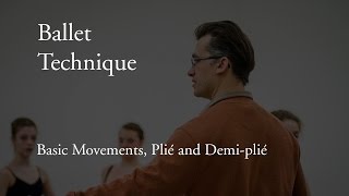 Basic Ballet Movements  Plié and Demiplié [upl. by Aihsekat]