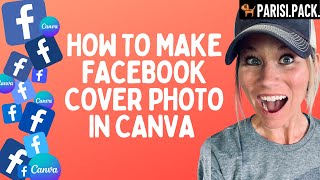 How To Design A Facebook Cover Photo In Canva [upl. by Jarvis]