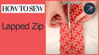 How to Insert a Lapped Zipper [upl. by Jammal844]