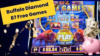 Back for more on BUFFALO DIAMOND 💎 In for 200 🤞 Can we make  with 87 Free Games [upl. by Amyaj]