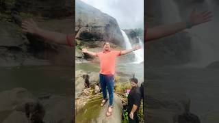 Athirapally Waterfalls View waterfall funny mallu kerala tourism shortvideo youtubeshorts my [upl. by Ardnak]