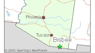 bisbee az travel tour Queen Mine Lavender Pit and Old Bisbee Arizona [upl. by Nosro532]