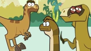 Dinosaurs Cartoons For Kids To Learn amp Enjoy  Learn Dinosaur Facts  HooplakidzTV [upl. by Htennek653]