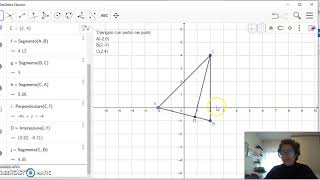Altezze e ortocentro di un triangolo nel piano cartesiano [upl. by Zakaria139]