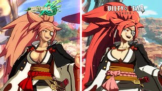 GUILTY GEAR STRIVE  All Character Models Comparison  Xrd REV 2 vs STRIVE [upl. by Aimee725]