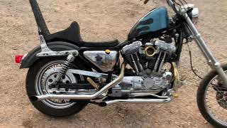 1996 Harley Sportster 1200 swingarm chopper [upl. by Ahseyd]