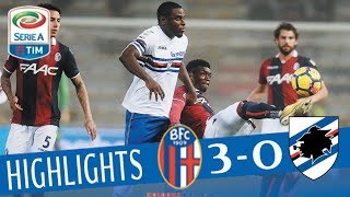 Bologna  Sampdoria 30  Highlights  Giornata 14  Serie A TIM 201718 [upl. by Rucker]