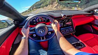 2024 Maserati Granturismo Trofeo POV Drive Review [upl. by Hausner]