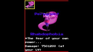 Rhabdophobia showcase  Roblox Undertale  Last Reset [upl. by Zetrac485]