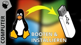 Linux bootbarer USB Stick unter Windows erzeugen [upl. by Altaf122]