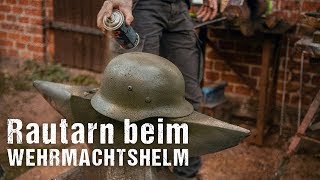 Wehrmachtshelm in Rautarn lackieren Tutorial [upl. by Kliman]