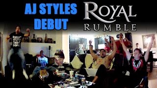 AJ Styles WWE Debut Live Reaction [upl. by Esli]