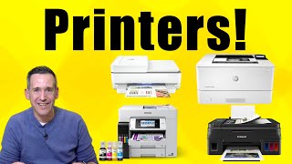 Printer Buying Guide Ink vs Laser  Tank vs Subscription and More [upl. by Pasquale229]