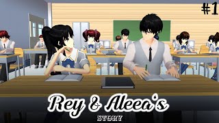 REY amp ALEEAS STORY 1  SAKURA SCHOOL SIMULATOR DRAMA [upl. by Bibeau]