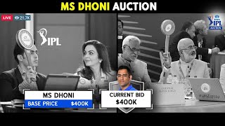 IPL 2022 Auction Live Ft MS Dhoni  8 Teams bidding for 1 Player  IPL 2022 Updates [upl. by Ern]