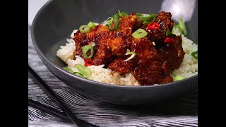 Baked General Tso Chicken [upl. by Atilemrac]