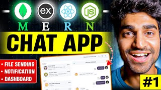 MERN Chat App using ReactJS Express NodeJS MongoDB and SocketIO Part 1  PLACEMENT PROJECT [upl. by Lurleen330]