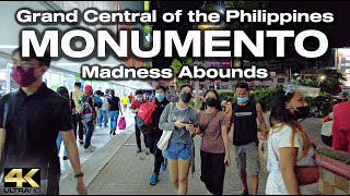 WALKING the BUSY STREETS of MONUMENTO Caloocan City Philippines 4K [upl. by Adran]