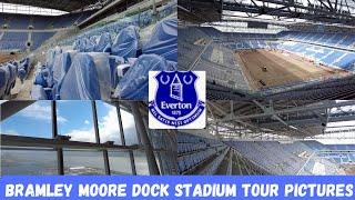 NEW EFC Stadium Bramley Moore Dock Tour Pictures [upl. by Leikeze]