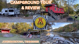 Jonesborough Tennessee KOA campground tour and review [upl. by Pasquale]