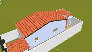 Projeto de casa em 3D lindo feito no Sweet home 3DD [upl. by Ver]