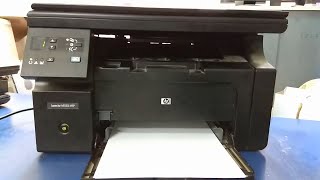 hp laserjet m1132 mfp printing blank pages [upl. by Abana]