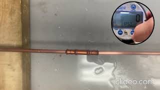 14quot HVACR Press Fitting Hydrostatic Burst Test [upl. by Aihsekyw]