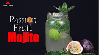 Passion Fruit Mojito  Summer Mocktail Recipes [upl. by Nomit848]