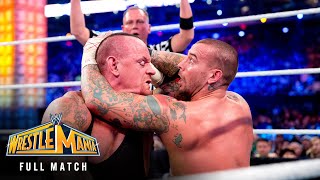 FULL MATCH — The Undertaker vs CM Punk WrestleMania 29 [upl. by Ztnaj]