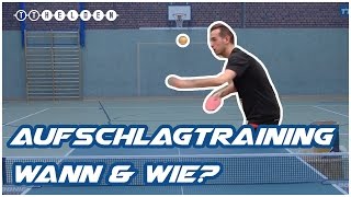 Aufschlagtraining im TischtennisTraining einbauen  TTHELDEN [upl. by Delinda176]