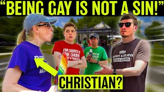 Street Preaching at RELIGIOUS Gay Pride Festival  Ep 6 [upl. by Eillen]