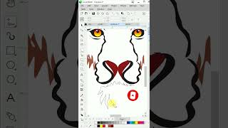 Making Tiger Vector Design in Coreldraw 2024  Character Design in Coreldraw shorts [upl. by Norina709]