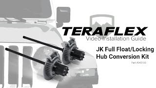 TeraFlex Install Full FloatLocking Hub Conversion Kit [upl. by Victor]