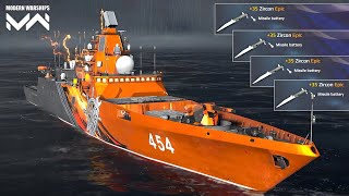 RF Admiral Gorshkov 4x Zircon With Hero Equipment Gameplay  Modern Warships [upl. by Hollyanne]