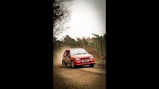 Riponian Rally 2023 Wass Moor SS6 Vauxhall Nova Adrian Wilson [upl. by Hofmann]