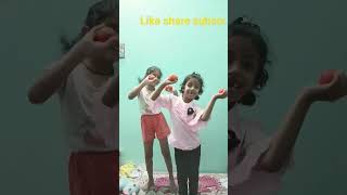 Tomatoes song😍😍 funnyvideosfunnyvideoskavya Bhagya vlogs 🥰 [upl. by Neelhtakyram]